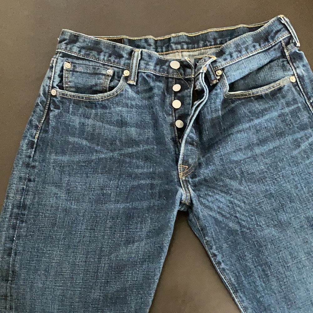 Levis Button Fly 501s 34x32